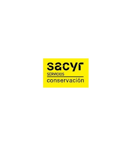 T. SERIGRAFIA 1C BOL. EXTERIOR NEGRO SACYR CONSERVACION