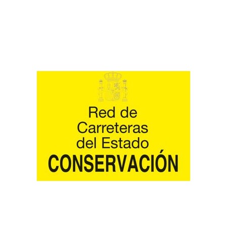 T. SERIGRAFIA 1C ESPAL. INT. NEGRO RED CARRETERAS DEL ESTADO