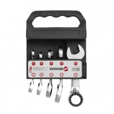 SOPORTE PLASTICO LLAVES CARRACA CORTA 5PZ VACIO DOGHER
