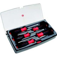 J DESTORNILLADORES CAJA PLASTICO PRO. PH+PLANO 5Pz DOGHER