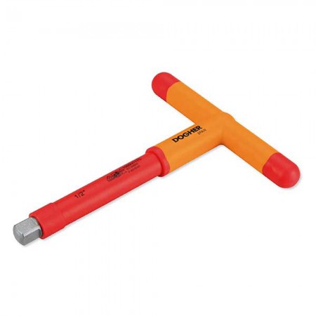 LLAVE EN T CON CUADRADILLO AISLADO VDE 3 8" DOGHER