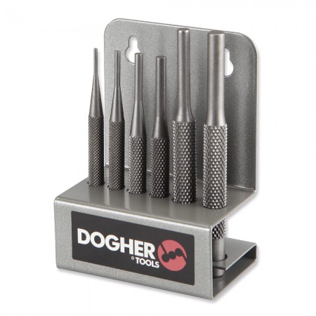 JUEGO BOTADORES CILINDRICOS EXPOSITOR METALICO 6PZ DOGHER