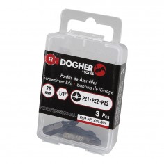 BLISTER PUNTAS POZIDRIV 25mm 3pz DOGHER