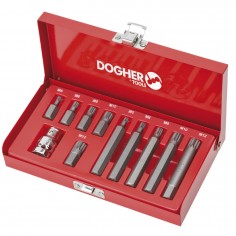 JUEGO PUNTAS HEGANONALES 10mm XZN 11pz DOGHER