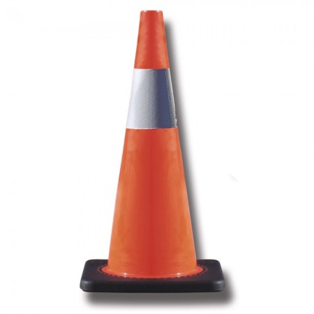 CONO VIAL PVC-FLEX NARANJA BLASCAT 750MM 4,2KG 1 REFLEX CLASE II