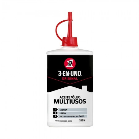 ACEITE LUBRICANTE 3-EN-UNO MULTIUSO GOTERO 34003 100 ML