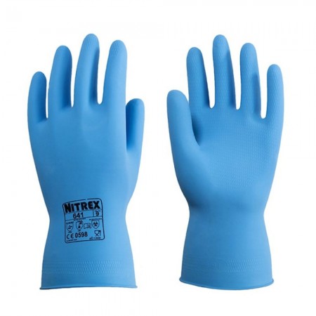 GUANTE LATEX FLOCADO PROT. QUIMICA