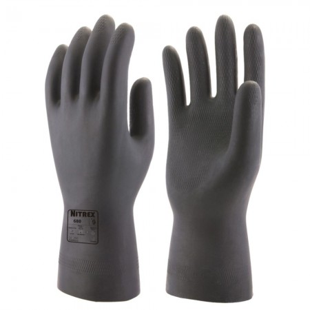 GUANTE LATEX FLOCADO LARGO