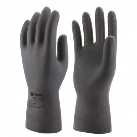 GUANTE LATEX FLOCADO LARGO