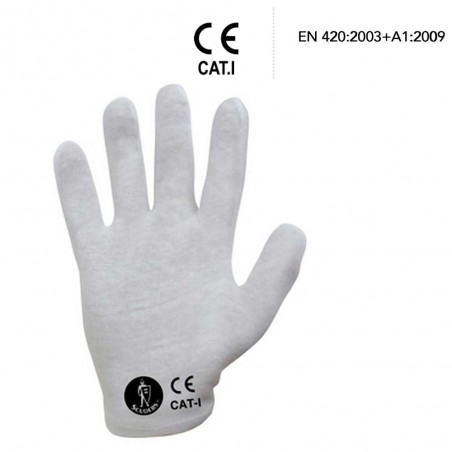 GUANTE ALGODON BLANCO