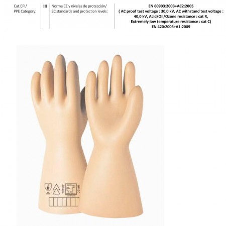 GUANTE RIESGOS ELECTRICOS CLASE 3