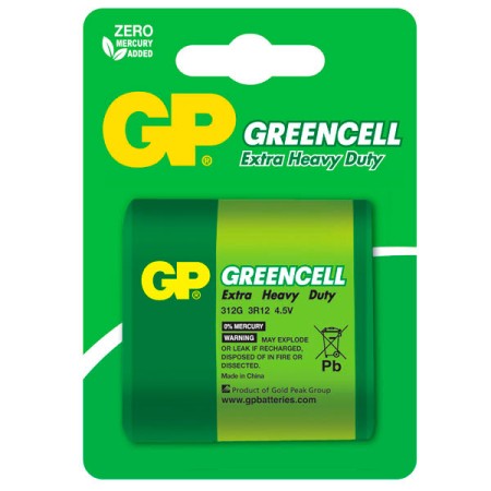 PILA GREENCELL 3R12 PETACA 4,5V B1