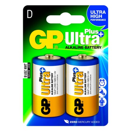 PILA ULTRA PLUS ALKALINA LR20 1,5V C B2