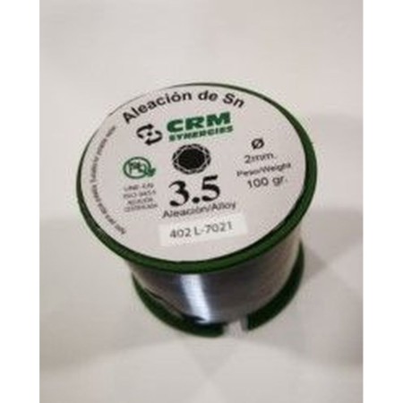 ESTAÑO SOLDAR COBRE 100GR-2MM 3,5%...