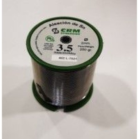ESTAÑO SOLDAR COBRE 250GR-2MM 3,5%...