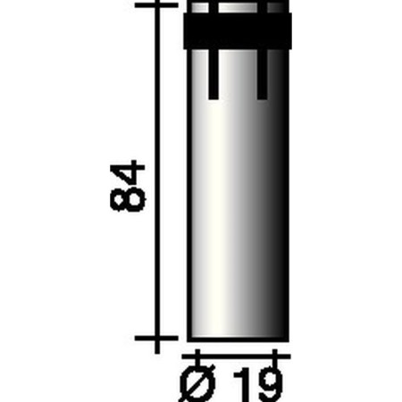 BOQUILLA DE GAS CILÍNDRICA Ø19MM PARA...