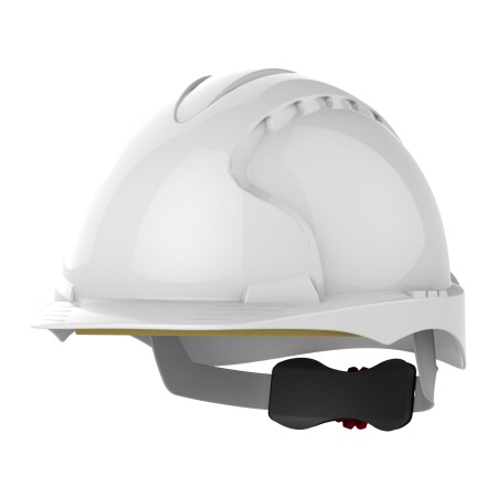 CASCO AJUSTABLE C/RULETA BLANCO JSP...