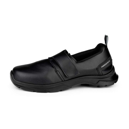 ZAPATO MOCASIN NEGRO C/VELCRO CIES...