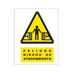 CARTEL PVC PELIGRO...