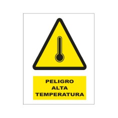 CARTEL PVC PELIGRO ALTA...
