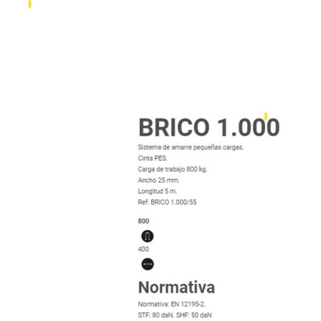CONJUNTO TRINCAJE TENSOR+CINTA GANCHO STD 800 kg 5 mt