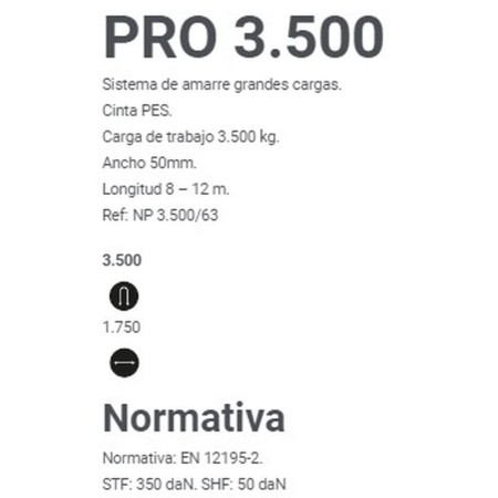 TRINCAJE SIN FIN 3500 kg 8,5 mt
