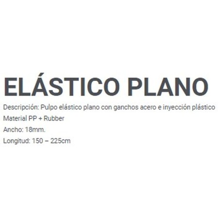 PULPO ELASTICO PLANO GANCHO...