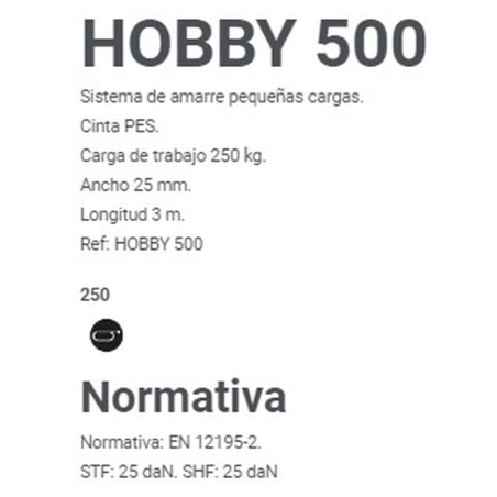 TRINCAJE SIN FIN 250 kg 3 mt 4 UDS (bote)