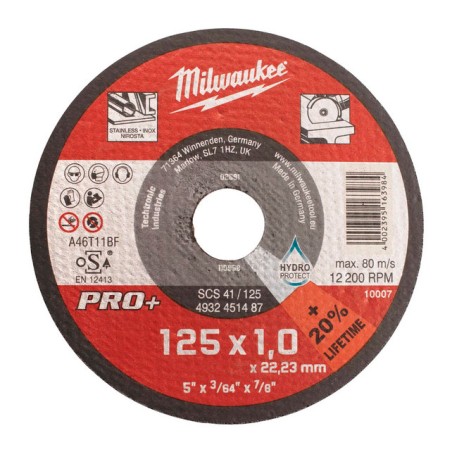 DISCO CORTE INOX MWK +PRO SCS4