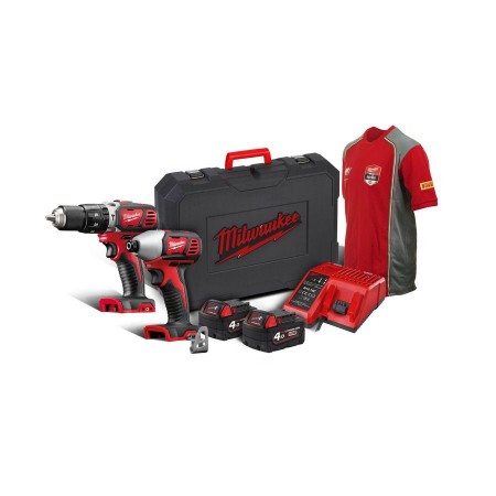KIT 2 HERRAMIENTAS MILWAUKEE 18V M18BPP2C-402C (2)