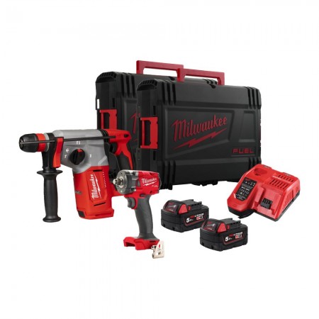 KIT 2 HERRAMIENTAS MILWAUKEE 18V M18FPP2AJ2-502X