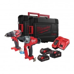 KIT 2 HERRAMIENTAS MILWAUKEE 18V M18FPP2BC-523X