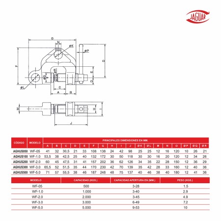 GARRA ELEVACION HUSILLO WF