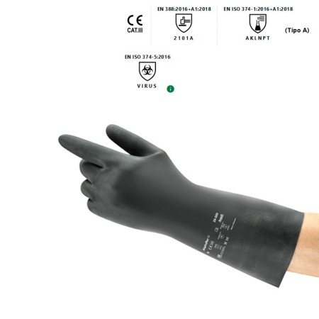 GUANTE NEOPRENO FLOCADO ALPHATEC...