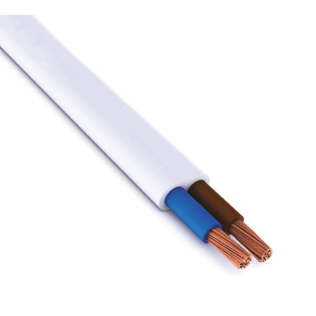 MANGUERA PLANA BLANCA H03VVH2-F