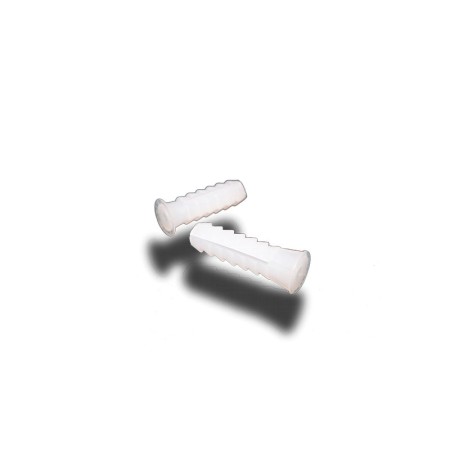 TACO FIJACION ESTRIADO PLASTICO BLANCO