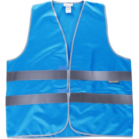 CHALECO CON BANDAS REFLECANTES HVTT03.