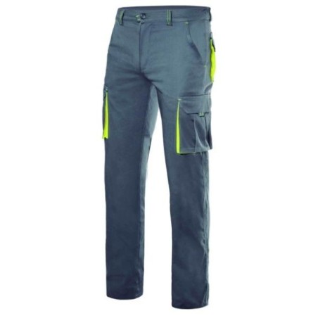 PANTALON MULTIBOLSILLOS STRETCH 240G BICOLOR VELILLA