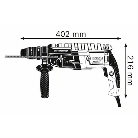 MARTILLO PERFORADOR GBH 2-28 F PROFESIONAL. CON SDS PLUS