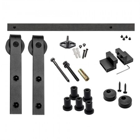 KIT PUERTA CORREDERA RUSTICO PCR1 2MT MADERA 55067 MICEL