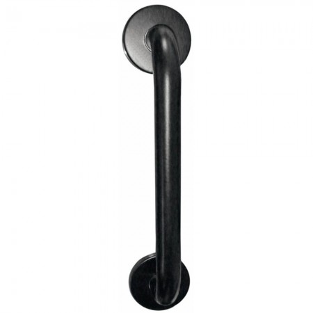 MANILLON PUERTA ASA ROSETA M-900 5 53Ø INOX NEGRO CLOVAN