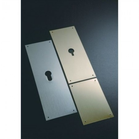 PLACA CIEGA BOCALLAVE PERA 80X120MM LATON MAT 300 33 BERNIAL