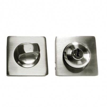 MULETILLA CON LLAVE ROSETA 50MM ZAMAK NIQUEL SATINADO MICEL