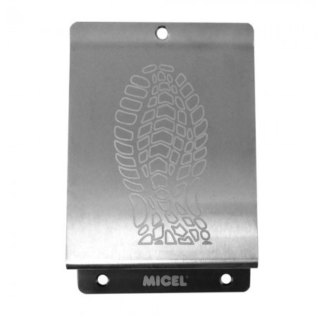 PLACA PISA PUERTA 148X98MM ACERO INOX MICEL